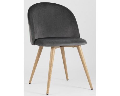Стул Stool Group Лион (Велюр серый) Стул Stool Group Лион (Велюр серый)
