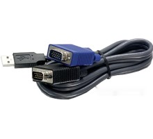 Кабель TRENDnet USB/VGA KVM-кабель 4,5 м [TK-CU15]