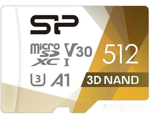 Карта памяти Silicon Power Superior Pro microSDXC SP512GBSTXDU3V20AB 512GB (с адаптером)