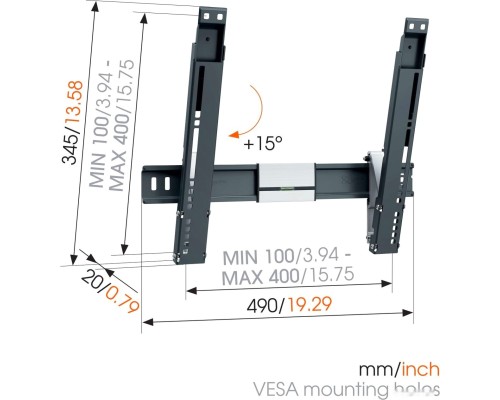 Кронштейн Vogels Thin 415