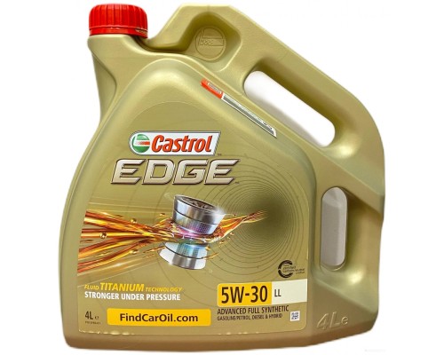 Моторное масло Castrol EDGE 5W-30 LL 4л