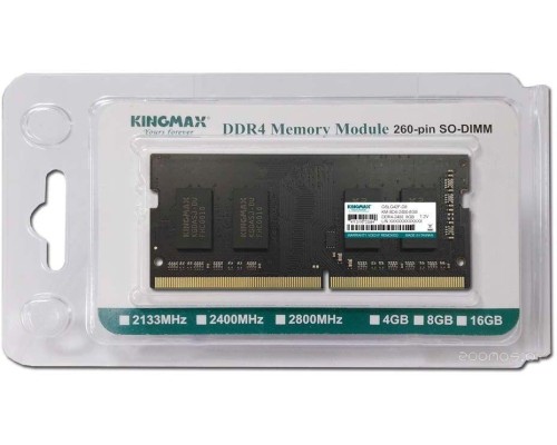 Модуль памяти Kingmax 8GB DDR4 SO-DIMM PC4-19200 KM-SD4-2400-8GS