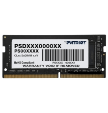 Модуль памяти Patriot Signature Line 4GB DDR4 SODIMM PC4-21300 PSD44G266641S