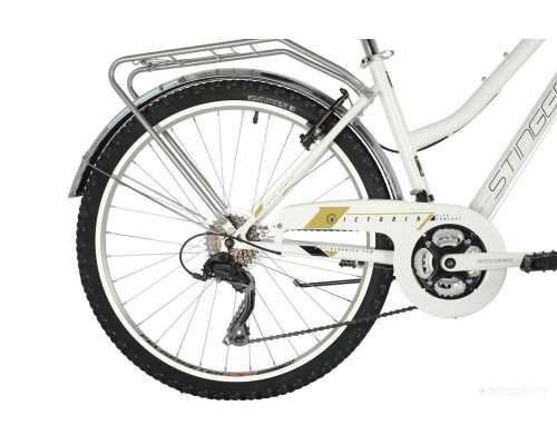 Велосипед Stinger Victoria 26 р.15 2022 (белый)