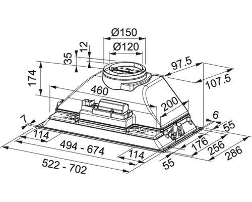 Вытяжка Franke FBI 525 XS 305.0599.507