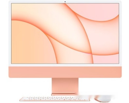 Моноблок Apple iMac M1 2021 24" (4 порта, 8/512, оранжевый)