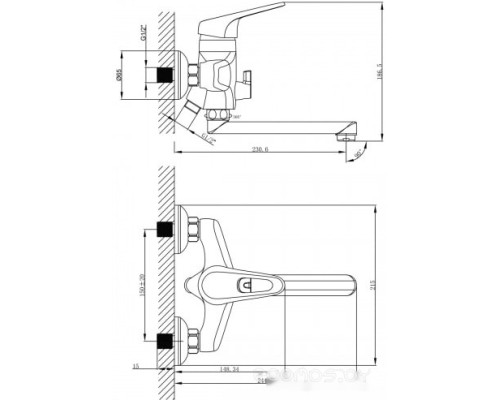 Смеситель Lemark Luna LM4113C