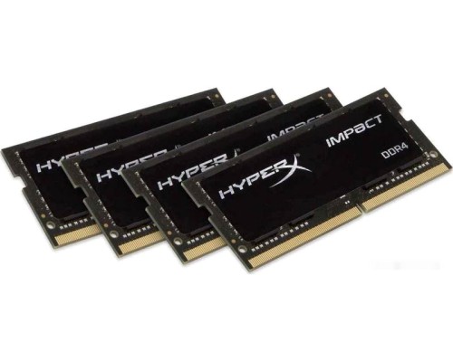 Модуль памяти HyperX Impact 4x8GB DDR4 SODIMM PC4-19200 HX424S15IB2K4/32