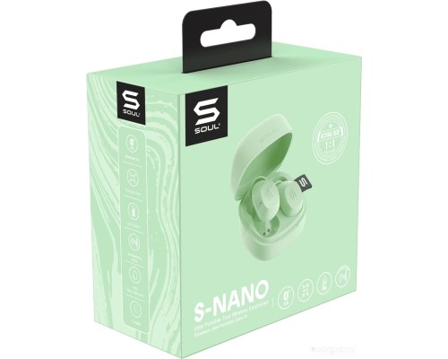 Наушники Soul S-Nano (лайм)