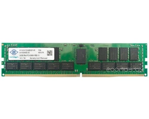 Модуль памяти NANYA 32GB DDR4 PC2-23400 NT32GA72D4NBX3P-IX