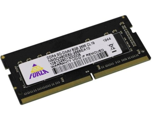 Модуль памяти Neo Forza 8GB DDR4 SODIMM PC4-21300 NMSO480E82-2666EA10