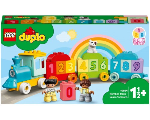 Конструктор Lego Duplo 10954 Поезд с цифрами — учимся считать