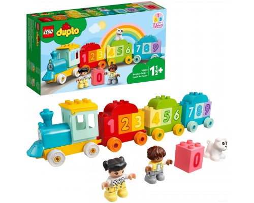 Конструктор Lego Duplo 10954 Поезд с цифрами — учимся считать