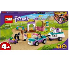 Конструктор Lego Friends 41441 Тренировка лошади и прицеп для перевозки