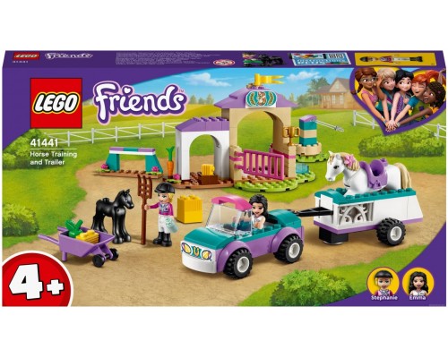 Конструктор Lego Friends 41441 Тренировка лошади и прицеп для перевозки