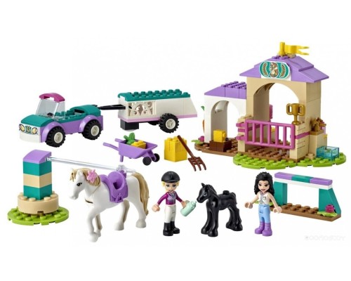 Конструктор Lego Friends 41441 Тренировка лошади и прицеп для перевозки