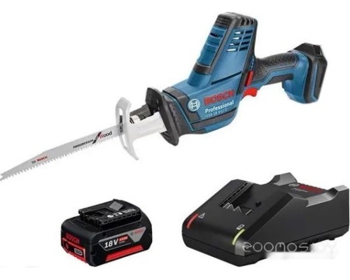 Сабельная пила Bosch GSA 18 V-LI C Professional 0615990M3Y (с 1-им АКБ 4 Ah)