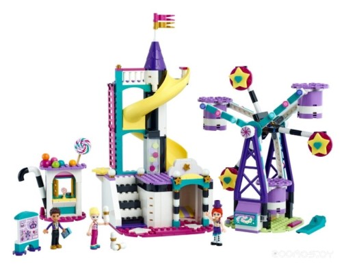 Конструктор Lego Friends 41689 Волшебное колесо обозрения и горка