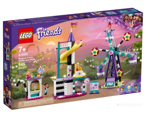 Конструктор Lego Friends 41689 Волшебное колесо обозрения и горка