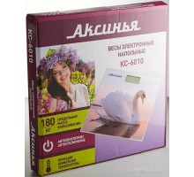 Напольные весы Аксинья КС-6010 Белый лебедь