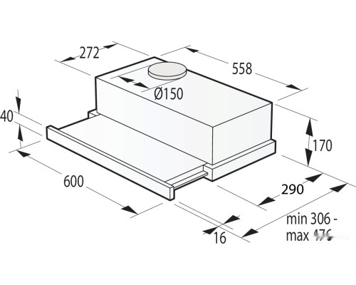 Вытяжка Gorenje TH62E4X