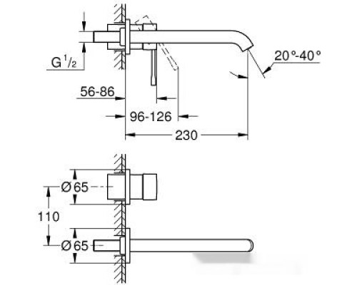 Смеситель Grohe Essence New 19967001 (хром)