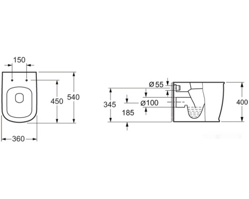 Унитаз BelBagno Prado BB10150CB Унитаз BelBagno Prado BB10150CB