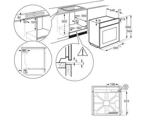 Духовой шкаф Electrolux OEM3H40TX