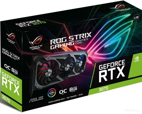 Видеокарта Asus ROG Strix GeForce RTX 3070 Ti OC 8GB GDDR6X