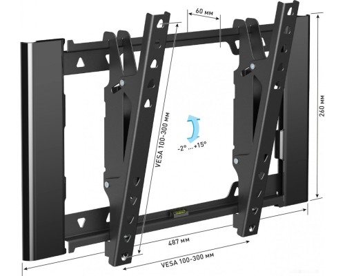 Кронштейн Holder LCD-T3929 (черный)