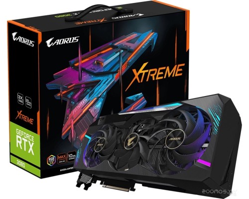 Видеокарта Gigabyte Aorus GeForce RTX 3080 Xtreme 10G (rev. 2.0)