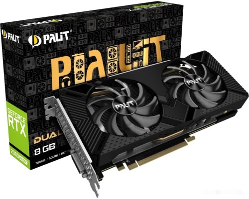 Видеокарта PALIT GeForce RTX 2060 Super Dual 8GB GDDR6 NE6206S018P2-1160A-1