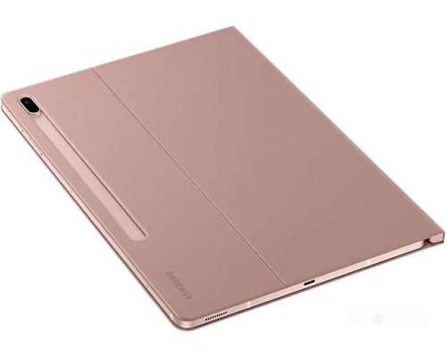 Чехол для планшета Samsung Book Cover для Samsung Galaxy Tab S7+/S7 FE (розовое золото)