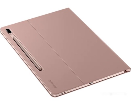 Чехол для планшета Samsung Book Cover для Samsung Galaxy Tab S7+/S7 FE (розовое золото)