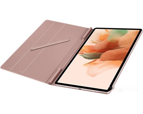 Чехол для планшета Samsung Book Cover для Samsung Galaxy Tab S7+/S7 FE (розовое золото)