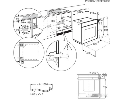 Духовой шкаф Electrolux OKD6P77WX