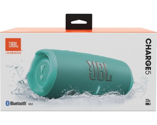 Портативная акустика JBL Charge 5 (бирюзовый)