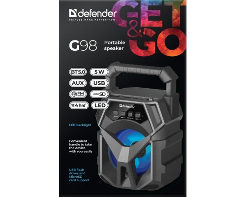 Портативная акустика Defender G98