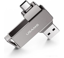 USB Flash Usams Type-C+USB3.0 Rotatable High Speed Flash Drive 128GB