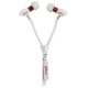 Наушники Ritmix RH 155 Zipper White