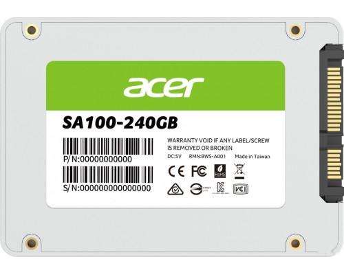 SSD Acer sa100 240gb bl.9bwwa.102