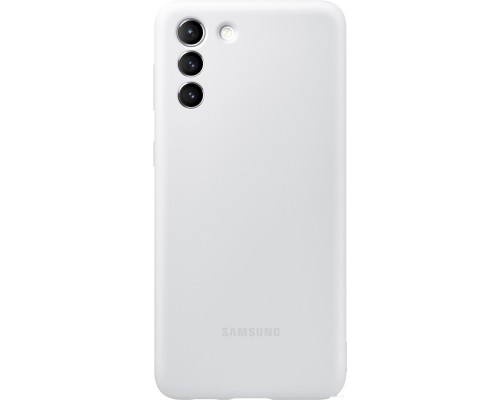 Чехол Samsung Silicone Cover для Galaxy S21+ (серый)