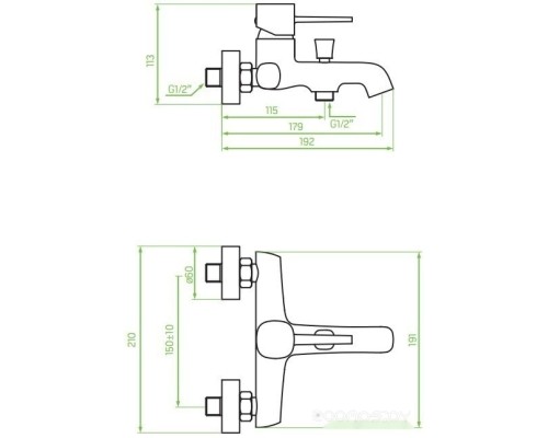 Смеситель Laveo Pola BAP 010D