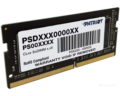 Модуль памяти Patriot Signature Line 32GB DDR4 SODIMM PSD432G32002S