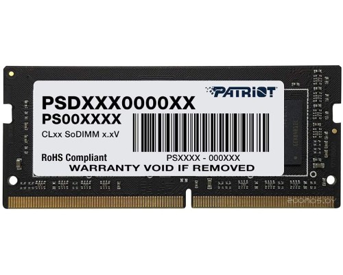 Модуль памяти Patriot Signature Line 32GB DDR4 SODIMM PSD432G32002S