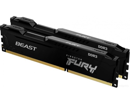 Модуль памяти Kingston FURY Beast 2x4GB DDR3 PC3-14900 KF318C10BBK2/8