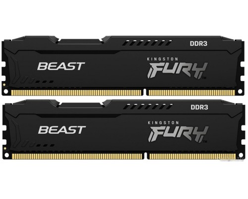 Модуль памяти Kingston FURY Beast 2x4GB DDR3 PC3-14900 KF318C10BBK2/8