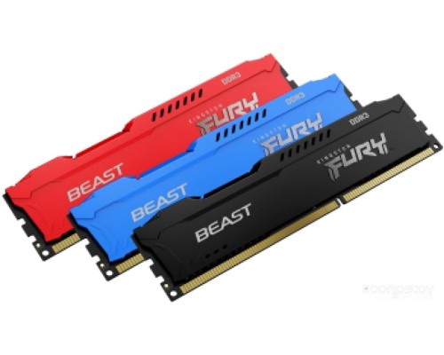 Модуль памяти Kingston FURY Beast 2x4GB DDR3 PC3-14900 KF318C10BBK2/8