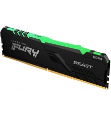 Модуль памяти Kingston FURY Beast RGB 16GB DDR4 PC4-24000 KF430C15BB1A/16