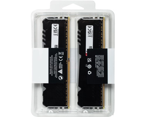 Модуль памяти Kingston FURY Beast RGB 2x16GB DDR4 PC4-25600 KF432C16BB1AK2/32